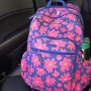 Vera Bradley Art-Poppies, Campus Backpack